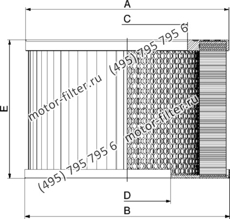 CA-2178 фильтр очистки воздуха FAI FILTRI