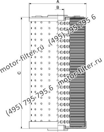 CFE-1910-22-P10-M-L фильтр для электро-эрозионных станков с металлическим каркасом FAI FILTRI