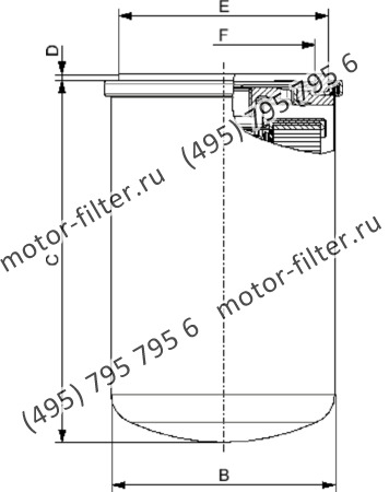 CS-006-1-3-P10-A накручивающийся фильтр гидравлики без обратного клапана для систем до 12 bar FAI FILTRI