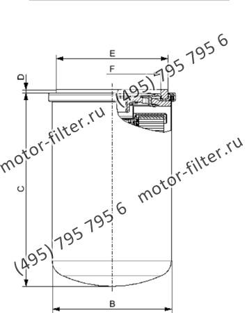 CS-090-4-0-A10-A накручивающийся фильтр гидравлики без обратного клапана для систем до 12 bar FAI FILTRI