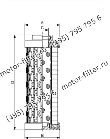 D-0030-A06-CH-A элемент напорного фильтра гидравлики FAI FILTRI