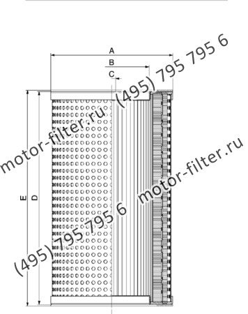 DCC-175305-0U цилиндрический воздушно-масляный сепаратор компрессора FAI FILTRI