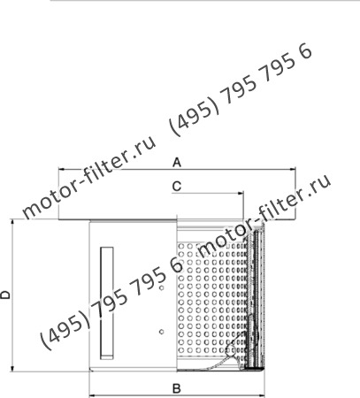 DFF-220194-0W воздушно-масляный сепаратор с фланцем под болты FAI FILTRI
