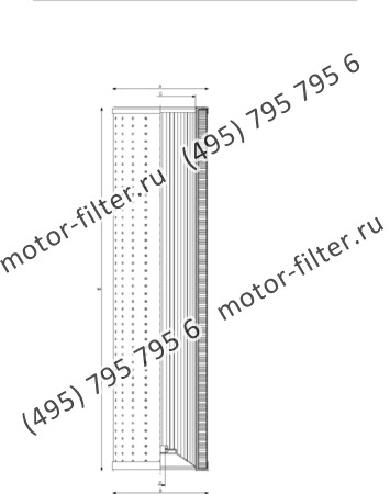 MR-68-FD-A10-A фильтр гидравлики корзинчатого типа с фильтрацией от центра FAI FILTRI