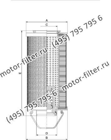 R-0500-A06-NH-A элемент сливного фильтра гидравлики FAI FILTRI