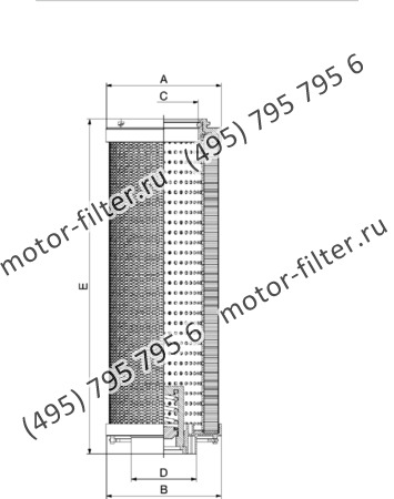 R-0850-A10-NH-A-KB элемент сливного фильтра гидравлики FAI FILTRI