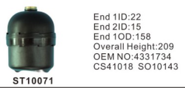 ST10071 фильтр очистки масла STAL