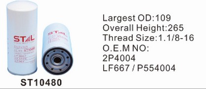 ST10480 фильтр очистки масла STAL