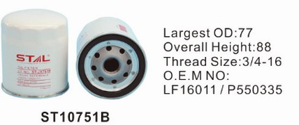 ST10751B фильтр очистки масла STAL