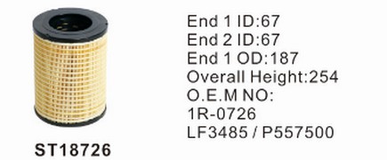 ST18726 фильтр очистки масла