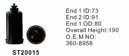 ST20015 фильтр-сепаратор для очистки топлива
