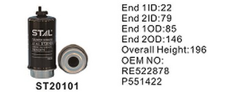 ST20101 фильтр-сепаратор для очистки топлива