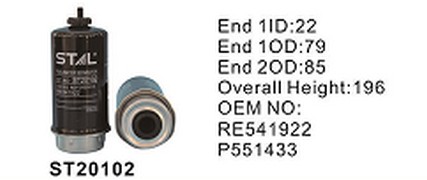 ST20102 фильтр-сепаратор для очистки топлива