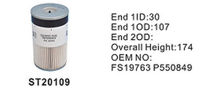 ST20109 фильтр-сепаратор для очистки топлива