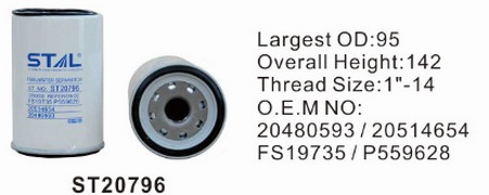 ST20796 фильтр-сепаратор для очистки топлива