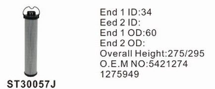 ST30057J фильтр гидравлики