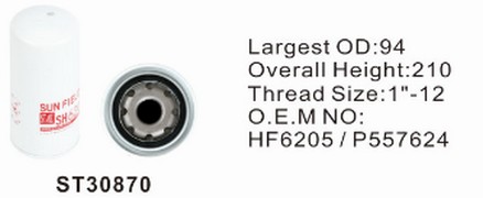ST30870 фильтр гидравлики STAL