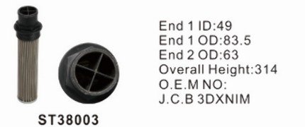 ST38003 фильтр гидравлики