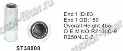 ST38008 фильтр гидравлики