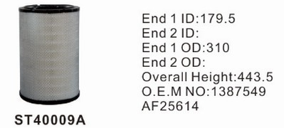 ST40009A фильтр очистки воздуха