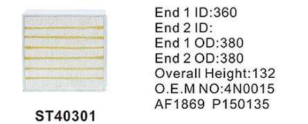 ST40301 фильтр очистки воздуха