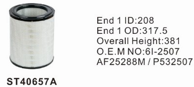 ST40657A фильтр очистки воздуха внешний STAL