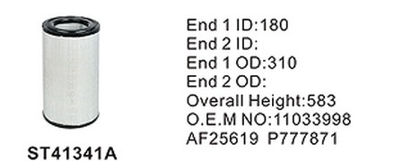ST41341A фильтр очистки воздуха внешний