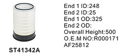 ST41342A фильтр очистки воздуха внешний