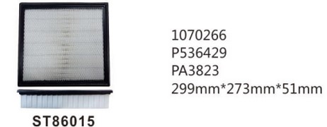 ST86015 фильтр очистки воздуха панельного типа либо фильтр салон STAL